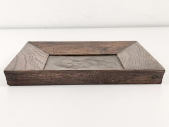 Kaiserreich, gerahmtes Metallrelief darstellend Generalfeldmarschall von Moltke. Maße des Rahmen 24,5 x 29cm
