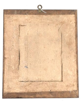 Kaiserreich, gerahmtes Metallrelief darstellend Generalfeldmarschall von Moltke. Maße des Rahmen 24,5 x 29cm