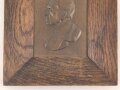 Kaiserreich, gerahmtes Metallrelief darstellend Generalfeldmarschall von Moltke. Maße des Rahmen 24,5 x 29cm