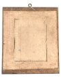 Kaiserreich, gerahmtes Metallrelief darstellend Generalfeldmarschall von Moltke. Maße des Rahmen 24,5 x 29cm