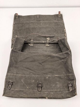 Segeltuchtasche Wehrmacht, Maße etwa 47 x52 x 18cm. Gebraucht