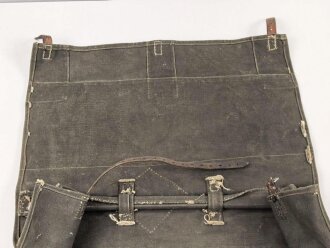 Segeltuchtasche Wehrmacht, Maße etwa 47 x52 x 18cm. Gebraucht
