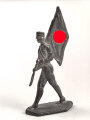 Zinnsoldat III.Reich , einen SA Fahnenträger Darstellend. Höhe 6,5cm