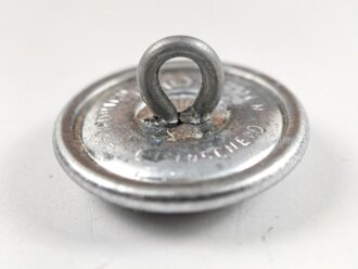 Silberner Knopf Wehrmacht, Durchmesser 21mm, sie erhalten ein ( 1 ) Stück aus der originalen Umverpackung