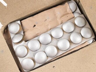 Silberner Knopf Wehrmacht, Durchmesser 21mm, sie erhalten ein ( 1 ) Stück aus der originalen Umverpackung