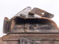 1.Weltkrieg, Pistolentasche für lange P08 datiert 1916. Modifiziert