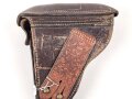1.Weltkrieg, Pistolentasche für lange P08 datiert 1916. Modifiziert