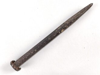 Meißel aus 1. Weltkriegssammlung, Markiert " Wagen 4390" Länge 20cm