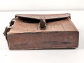 SA Gruppe Nordmark, Ledertasche mit mir unbekannter Verwendung. Maße etwa 21 x 23 x 6cm
