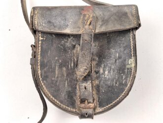 Ledertasche Reichswehr datiert 1935. Ungereinigtes...