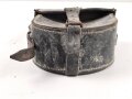 Ledertasche Reichswehr datiert 1935. Ungereinigtes Stück, Deckelbreite 16,5cm