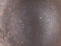 1.Weltkrieg Stahlhelmglocke, zum Teil gereinigter Bodenfund