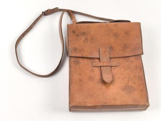 Ledertasche  mit Herstellerstempel Wilhelm Brand...