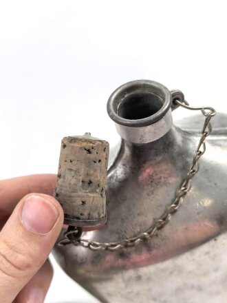 Frankreich Fremdenlegion, Feldflasche in gutem Gesamtzustand, Recht frühe Ausführung, wohl aus den 1940/50iger Jahren