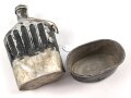 Frankreich, Feldflasche M1892, Versuchsweise bei der Französischen Armee eingeführt. Selten
