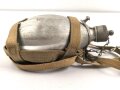 Feldflasche aus Leichtmetall ohne Markierung, erinnert stark an das italienische Modell