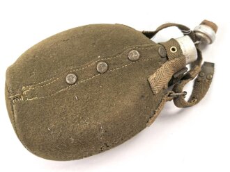 Belgien, Feldflasche aus der Zeit des 1. Weltkrieg. Ungereinigt