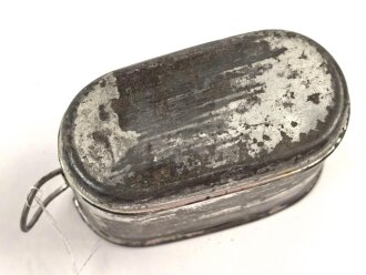 Trinkbecher für eine Feldflasche, Eisen verzinnt