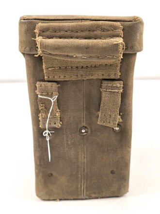 Optik / Richtkreis / Richtaufsatz Behälter aus stabilem Leinen. Gesamthöhe etwa 23,5cm. Mir nicht geläufig, Material höchstwahrscheinlich Russisch
