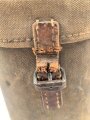 Optik / Richtkreis / Richtaufsatz Behälter aus stabilem Leinen. Gesamthöhe etwa 23,5cm. Mir nicht geläufig, Material höchstwahrscheinlich Russisch