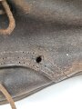Paar benagelte Halbschuhe ohne Markierung. Ungereinigt, Sohlenlänge knapp28cm