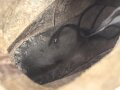 Paar unbenagelte Halbschuhe ohne Markierung. Ungereinigt, Sohlenlänge 28cm