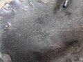 Paar unbenagelte Halbschuhe ohne Markierung. Ungereinigt, Sohlenlänge 28cm