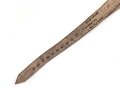 Trageriemen / Verbindungsriemen  Wehrmacht, ungeschwärztes Leder Breite 2,4cm, Gesamtlänge 64cm