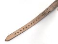Trageriemen / Verbindungsriemen  Wehrmacht, ungeschwärztes Leder Breite 2,4cm, Gesamtlänge 64cm