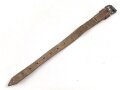 Schnallriemen  Wehrmacht, ungeschwärztes Leder Breite 1,9cm, Gesamtlänge 32cm