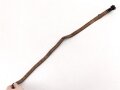 Schnallriemen  Wehrmacht, geschwärztes Leder Breite 1,7cm, Gesamtlänge 63cm