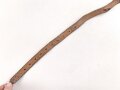 Schnallriemen  Wehrmacht, geschwärztes Leder Breite 1,7cm, Gesamtlänge 63cm
