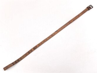 Schnallriemen  Wehrmacht, ungeschwärztes Leder...