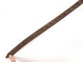 Schnallriemen  Wehrmacht, ungeschwärztes Leder Breite knapp 2cm, Gesamtlänge 75cm