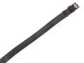 Schnallriemen  Wehrmacht, geschwärztes Leder Breite 2,5cm, Gesamtlänge 91cm, Kammerstück