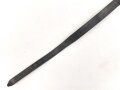 Schnallriemen  Wehrmacht, geschwärztes Leder Breite 2,5cm, Gesamtlänge 91cm, Kammerstück