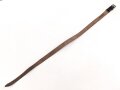 Schnallriemen  Wehrmacht, geschwärztes Leder Breite 2,5cm, Gesamtlänge 91cm, Kammerstück