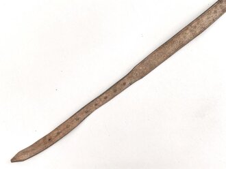 Schnallriemen  Wehrmacht, geschwärztes Leder Breite 2,5cm, Gesamtlänge 88cm, Kammerstück