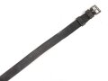 Schnallriemen  Wehrmacht, geschwärztes Leder Breite 2,5cm, Gesamtlänge 88cm, Kammerstück