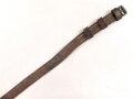 Schnallriemen  Wehrmacht, ungeschwärztes Leder Breite knapp 2cm, Gesamtlänge 69cm