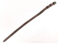 Schnallriemen  Wehrmacht, ungeschwärztes Leder Breite knapp 2cm, Gesamtlänge 69cm
