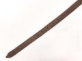 Schnallriemen  Wehrmacht, ungeschwärztes Leder Breite knapp 2cm, Gesamtlänge 69cm