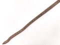 Schnallriemen  Wehrmacht, ungeschwärztes Leder Breite 1,8cm, Gesamtlänge 99cm