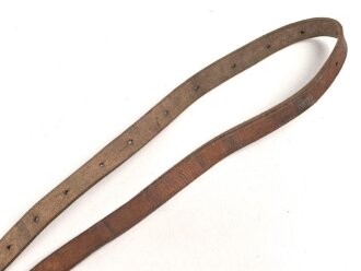 Schnallriemen  Wehrmacht, ungeschwärztes Leder...