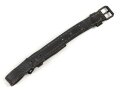Schnallriemen  Wehrmacht, geschwärztes Leder Breite3cm, Gesamtlänge wie fotografiert 38cm