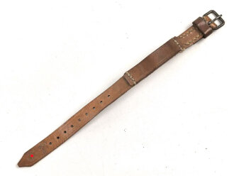 Schnallriemen  Wehrmacht, ungeschwärztes Leder...