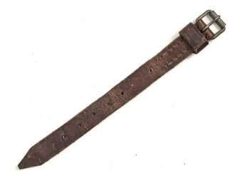 Schnallriemen   geschwärztes Leder Breite knapp 2cm,...