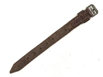 Schnallriemen   geschwärztes Leder Breite knapp 2cm,...