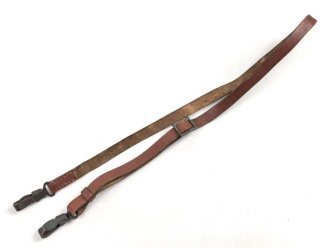 Trageriemen Wehrmacht, ungeschwärztes Leder Breite...