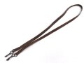 Trageriemen Wehrmacht?, ungeschwärztes Leder Breite 2,2cm, Gesamtlänge 183cm